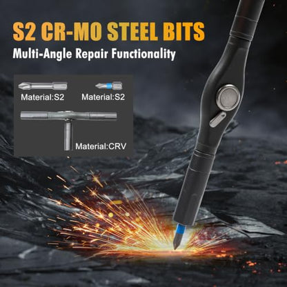 41 in 1 Magnetic Screwdriver Set, Precision Screwdriver Kit with Ergonomic Handle, All-in-One Storage for Home, Electronics Repair, DIY Projects - size: 42PCS