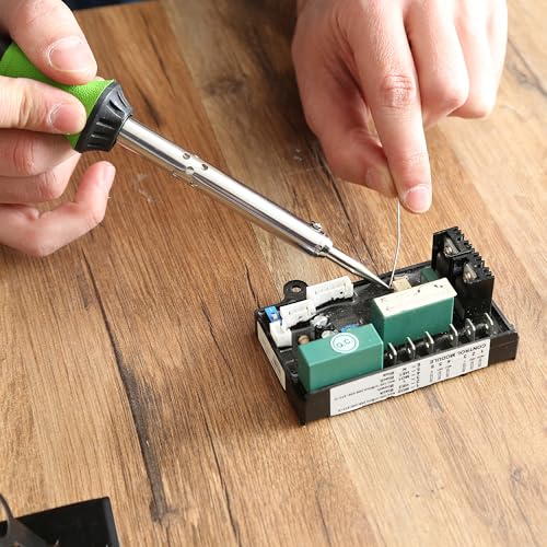 OEMTOOLS 24760 40 Watt Soldering Iron, Soldering Iron Kit for Electronics and Automotive Repairs, Pencil Grip Tool with Metal Stand, Stainless Steel Barrel, 55 Inch Power Cord - style: 40 Watt