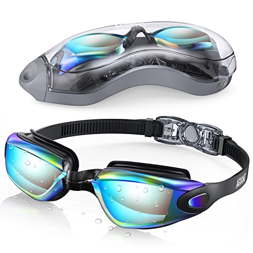 Aegend Swim Goggles, Swimming Goggles No Leaking Full Protect Adult Youth - color: Aqua