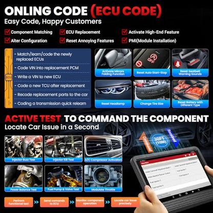 LAUNCH X431 PRO V 5.0,2026 New Gen. OEM Bluetooth Bidirectional Scan Tool w/Canfd Doip,Same as Pro3s+ 5.0,Online Code & 38+ Reset for All Cars,2 Yrs Free Update