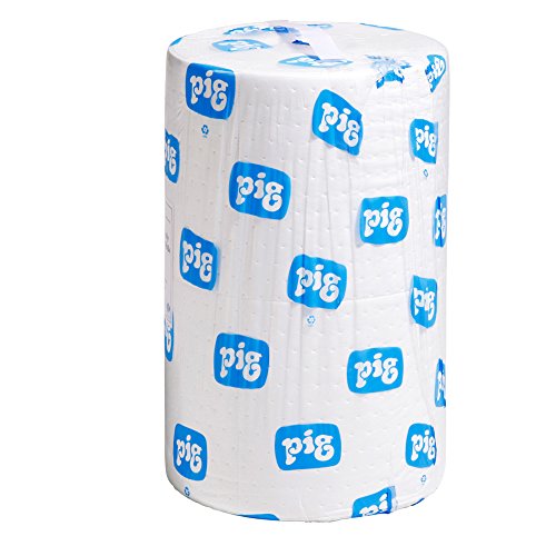PIG Oil-Only Absorbent Mat Roll | Heavyweight | Absorbs 32.4 gal per roll | 150' L x 24" W | MAT424 - size: 24" x 150'