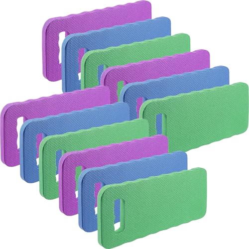 Black Duck Brand Large Kneeling Pads 15" x 7" for Gardening, Cleaning & Repairs – 12 Pack – Waterproof, Lightweight & Durable for Indoor & Outdoor Use - size: 12 Kneeling Pads