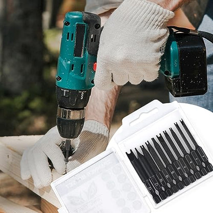 Spanner Bit Set (10 Pack - 2.3" Long Magnetic Heads) Spanner Fork Snake-Eye Security Screwdriver Bit Sizes: 4, 6, 8, 10, 12 (2 of Each Size) - style: Spanner