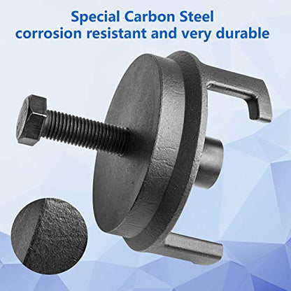 25264 GM Harmonic Balancer Puller Crank Pulley Puller for LS Engine, Heavy Duty Harmonic Balancer Removal Tool Without Tapped Holes, No Radiator Removal Required, Fits Chevy Chevrolet LS1 V8