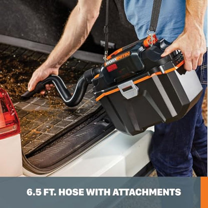 WORX Nitro WX031L 20V 2.1 Gal Cordless Wet/Dry Vacuum, Black - style: 20V Cordless Wet/Dry Vacuum