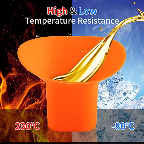 UTV Oil Funnel, Flexible Oil Funnel | Compatible with Can Am Maverick x3 Defender, Foldable Silicone Change Funnels for Automotive, Cars, ATVs, Boats and Trucks