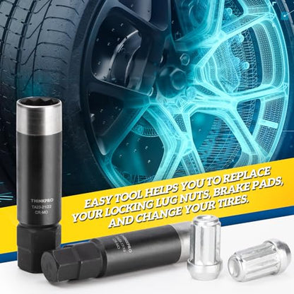 10 Spline Lug Nut Socket for TA20 17/19 10-Spline Lug Nut Tool Key | 10 Point Socket Compatible with Bimecc 10 Spline Lug Nut Key,17,19mm Hex Drive 10 Spline Socket - color: Ta20-17/19