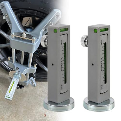 RULLINE 2PCS Universal Magnetic Gauge Tool Wheel Alignment Camber Alignment Tool Magnetic Wheel Alignment Gauge Camber Caster Strut Wheel Alignment Tool for Truck Car RV - size: 2 PACK