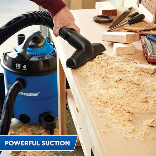 Vacmaster Blue Line 12-Gallon* 5 Peak HP† Wet/Dry Vacuum with Detachable Blower VBV1210 - size: 12 Gallon 5 Peak HP