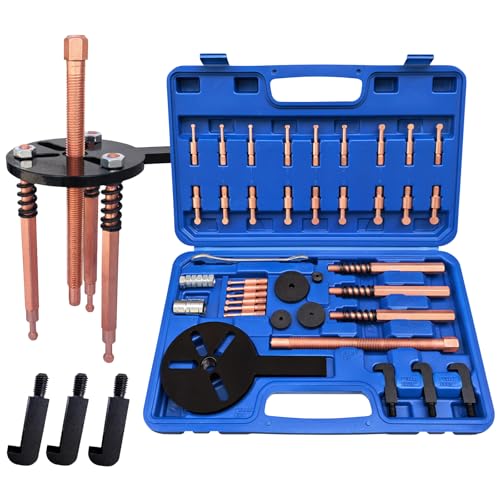 36 in1 Bearing Puller Separator Kit, Inner Bearing Puller Set, Blind Hole Bearing Puller Bearing Removal Tool with Spanner and Socket for Repair Motorbikes Car and Other Machinery. - size: 36in1-puller