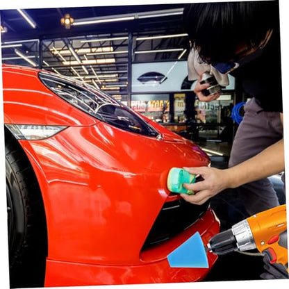 OSALADI 4pcs Cone Buffing Pads for Metal Polishing Automotive Wheel Detailing Sponge for Car Care Drill Polishing Wheel Kit for Hub Shine and Gloss