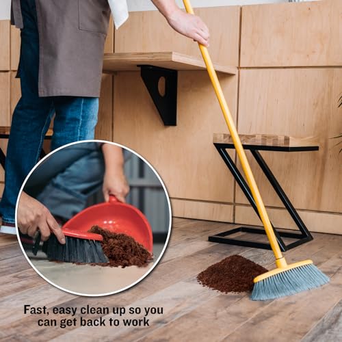 FlashDry Super Spill Absorbent, 5L Bucket with Dispenser Lid, 100% Organic Coco Coir, Landfill Safe, OSHA Approved, Ideal for Absorbing Oil, Paint, Grease in Garages, Kitchens, Janitor Kits, Pack of 2 - size: Pack of 2