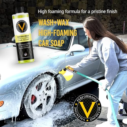 VPD Starting Line Kit - Complete Auto Care Set with Heavy Duty Degreaser, Wash & Wax, Quick Detailer, Interior & Exterior Cleaner, Rubber Vinyl Plastic Reviver, Microfiber Towels, Applicators & Mitts