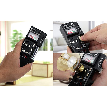 KOCKAFEJ Universal Battery Bulb and Fuse Tester 3 in 1 Batteries Checker for 1.5V 9V and Auto Household Bulbs and Fuses