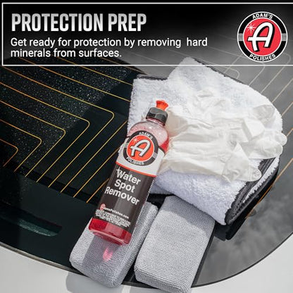 Adam's Water Spot Remover - Hard Water Stain Remover for Glass, Shower Doors, Paint, Windows, Car Detailing, Calcium, Magnesium & Soap Scum Remover - style: 16oz