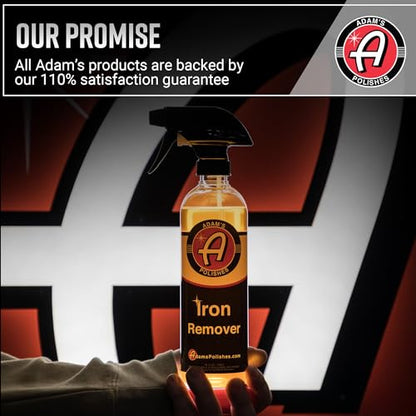 Adam's Iron Remover (16oz) - Iron Out Fallout & Stop Rust Remover Spray for Car Detailing Removes Iron Particles in Auto Paint, Wheels, Motorcycle, RV & Boat - Use Before Clay Bar, Wax or Car Wash - size: 16 fl. oz