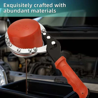 Oil Filter Pliers Adjustable Oil Filter Wrench Automotive Oil Filter Removal Tool for Cars Engine Oil Filter Replacement Synthetic Oil Changes 5W-30 0W-20 Full Synthetic Motor Oil Maintenance