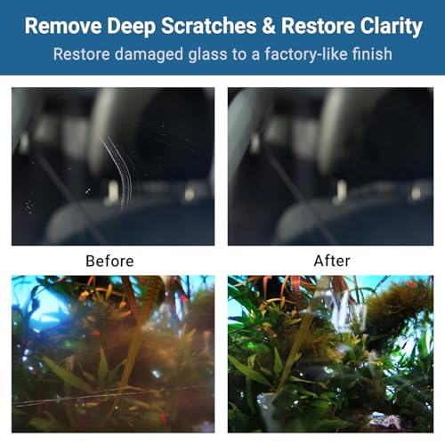 Glass Polish (3'') Glass Scratch Removal Kit for use with a Drill on All Glass Surfaces - size: 3 inch (6 Abrasives)