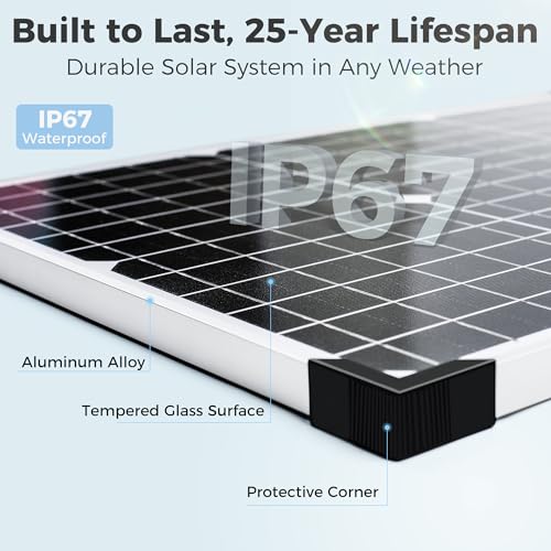 Voltset Solar Panel Kit 30W 12V with MPPT Controller, Solar Battery Trickle Charger Maintainer, Waterproof Solar Panel with Adjustable Mount Bracket for Boat RV Motorcycle Marine - size: 30W PRO