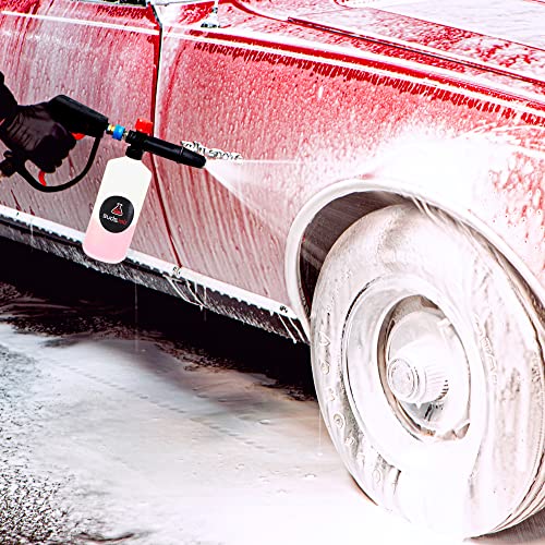 Suds Lab F2 Super Wash Foam Cannon, Adjustable Foam Nozzle, Quick Connect to any Pressure Washer, Clean Dirt and Dust, Home Car Washing