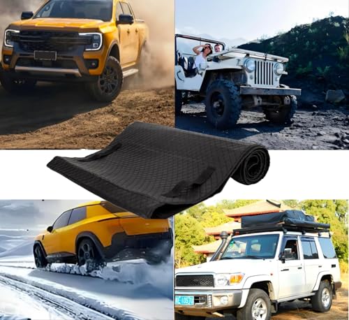 Portable Rolling Creeper Mat, 60''x28'' Under Car Roller with Storge Bag, Foldable Mechanic Mat for Outdoor Low Clearance Working on Uneven Surfaces, Black