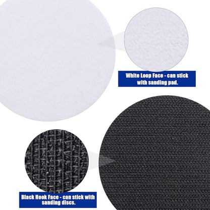 6 Pack Interface Pads, 3 Inch Hook and Loop Soft Density Sponge Cushion Buffer Backing Pad, Foam Sanding Interface Pads for Orbital Sander Automotive Woodworking Polishing - size: 3 inch - 6 Pack