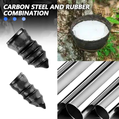 100PCS Tire Plug Kit,Self-Service Flat Tire Repair Kit Including Screwdriver,Upgraded Thickened Adhesive-Covered Tires Repair Screws for Sudden Flat Tyres Emergencies (100PCS) - color: 100PCS
