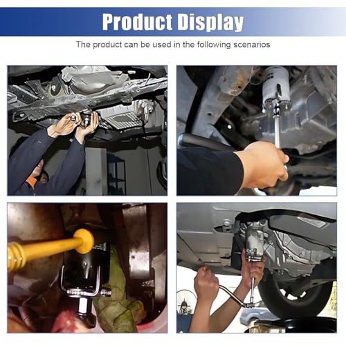 ZIMISI Universal Oil Filter Wrench, 3 Jaw 2 Way Adjustable Wrench, Oil Filter Removal Tool from 2-1/2'' to 9/16", Oil Filter Socket Set Car Accessories for Removing Filters