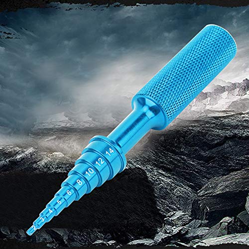 RC Car Bearing Tool Aluminum Alloy RC Car Bearing Steering Hub Carrier Removal Tool RC Car Part 2/3/4/5/6/8/10/12/14mm (Blue) - color: Blue
