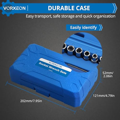 62-Piece 1/4" Drive Sockets with 72-Tooth Ratchet Wrench Set, Metric Sockets 4-14mm, 44 Screwdriver Bits, Universal Joint, Extension Bar, Storage Case - size: 62-PCS 1/4" Socket Ratchet Wrench Set