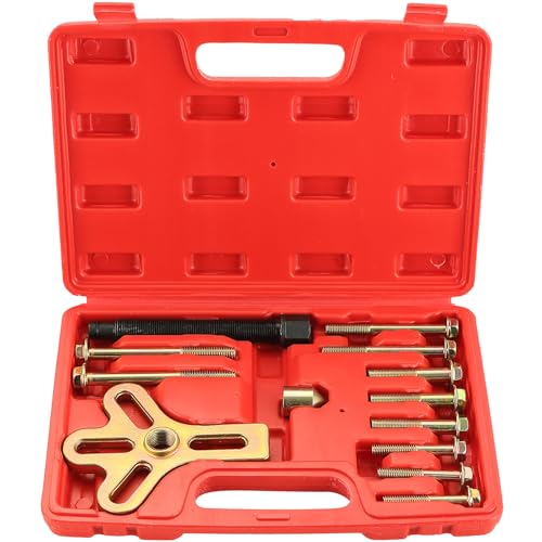 13PCS Harmonic Balancer Steering Wheel Puller Kit | Professional-grade Flywheel Puller, Crankshaft Pulley, Crankshaft Pulley Removal, Compatible with Various Engines