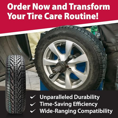 TECH Permacure Tire Repair Kit with Plugs – 50 Plugs & Tools for Permanent Tire Repair, Moisture & Air-Proof Seal, Ideal for Cars, Trucks, ATVs, Motorcycles, SUVs, & More – Portable & Compact Storage