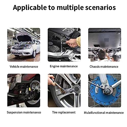 46 Pcs 1/4” Drive Socket Ratchet Wrench Set with Storage Case, Includes Metric Bit Socket Set and Extension Bar for Auto Repair and Home Maintenance - size: 1/4” Drive 46Pcs