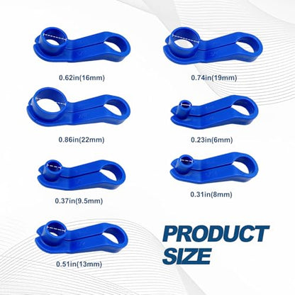 7PCS AC Fuel Line Disconnect Tool Set 1/4 5/16 3/8 1/2 5/8 3/4 7/8 Inch 7PCS Fuel Line Removal Release Tool Compatible with Fd/GM Quick Disconnect Kit