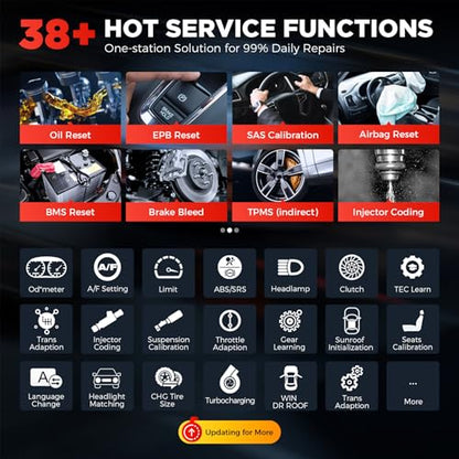 Launch X431 PRO Dyno 2026 Upgrade Bidirectional Scan Tool for 99.99% of Cars, ECU Coding, Active Tests, 38+ Services, All System Diagnostic Scanner, CAN-FD, FCA AutoAuth, 2 Years Free Update