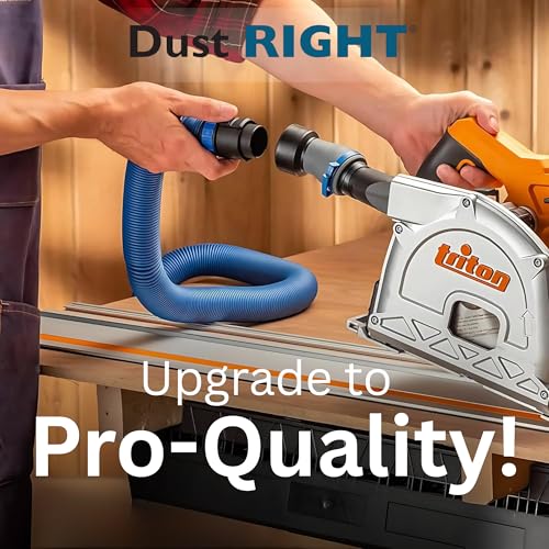 Rockler Dust Right FlexiPort Expandable Power Tool Hose Kit 3-12 Ft | Expandable Hose – Flexible Dust Collection – Dust Hose Kit – Expands 3–12 ft – FlexiPort System