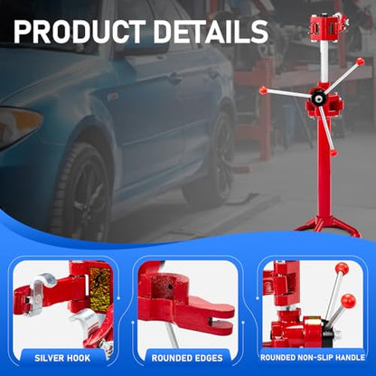Vehicle Auto Spring Compressor 2200lb Hand Operated Strut Spring Compressor | Coil Spring Press Removal Tool for Cars Trucks SUVs,8.27" to 22.44" Height Spring