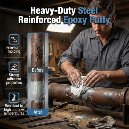Epoxy Putty Fast Repair Clay, 2-Part Waterproof Repair Filler 3.52oz