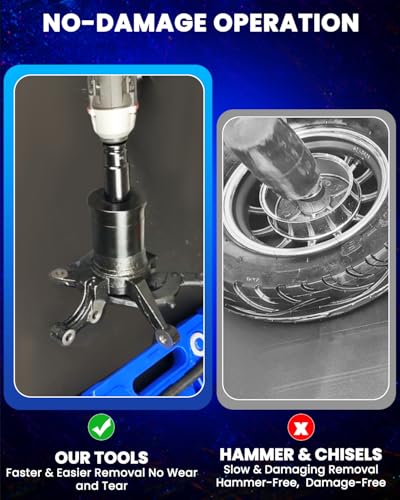 SIXIWANZI 24pc Wheel Bearing Press Kit for Easy Removal & Installation FWD