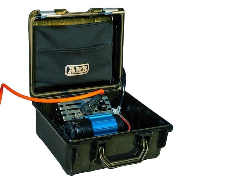 ARB CKMP12V2 PORTABLE AIR COMPRESSOR HIGH OUTPUT and PERFORMANCE in a HEAVY DUTY BOX with upgraded features