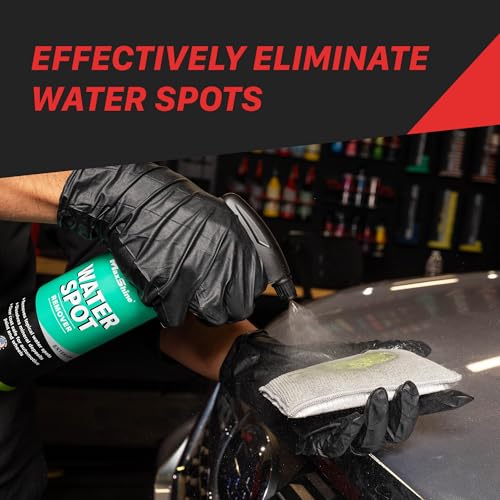 Maxshine Water Spot Remover Liquid 16oz | Eco-Friendly Fluoride-Free Formula | Safe for Glass, Metal & Fiberglass | Removes Hard Water Spots & Stains | Car Detailing Cleaner for Streak-Free Finish