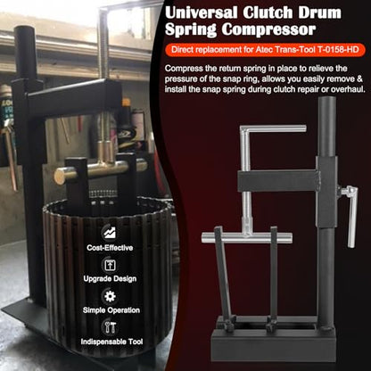 Bonbo T-0158 Universal Multifunctional Automatic Clutch Drum Spring Compressor Transmission Tool Heavy Duty Steel Alt T-0158-HD, Perfectly Compatible with Ford Chrysler GM - size: T-0158