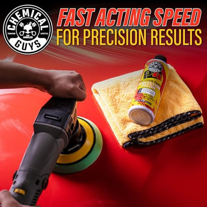 Chemical Guys C4 & P4 Clear Cut Correction Compound and Precision Paint Perfection Polish Combo - Removes Scratches, Swirls, Towel Marks, and Etching, Restores Gloss, Polishing Kit - 2 x 16 oz - style: C4 & P4 Bundle