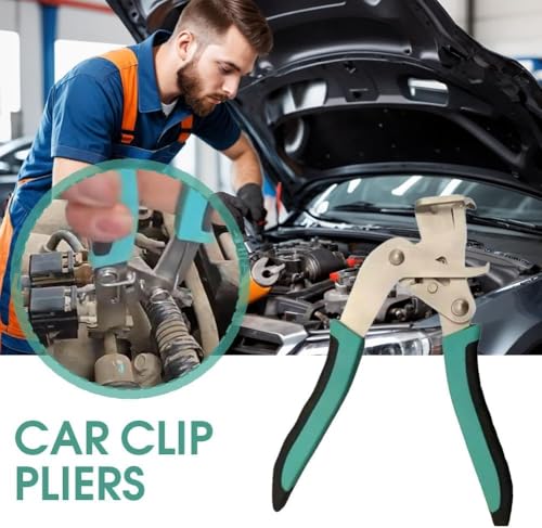 Car Clip Pliers and Disassembly Tools, New Efficient Multi-Functional Automotive Snap Pliers,Easy to Remove Fasteners, Clips, Buckles, and Rivets, Open The Panels Effortlessly Without Damage (1PCS)