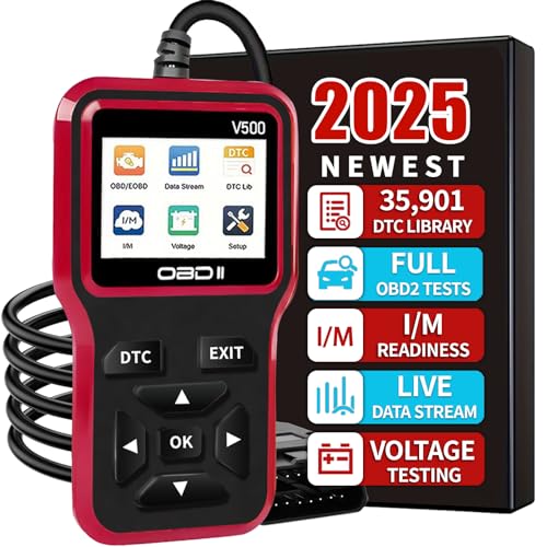 OBD2 Scanner Diagnostic Tool - Check Engine Light Code Scanner Tool with Reset, DTC, Data Stream, I/M Readiness, Car & Truck Scan Tool for All Vehicles Since 1996, escaner automotriz - color: Black