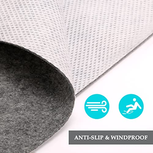 10L0L Golf Cart Parking Mat - 8.8 x 4.9 ft Premium Garage Floor Mat, Oil Absorbent & Waterproof Mechanic Pad for Club Car, EZGO, Yamaha, ATV, UTV, Motorcycles - Heavy-Duty Anti-Slip Protector