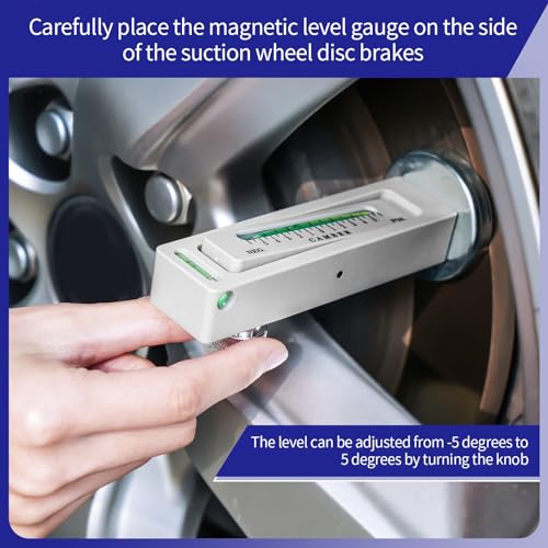 Ziopetru Adjustable Magnetic Gauge Tool, Wheel Camber, Caster Pillar and Wheel Alignment Tools for Automotive Truck RV Tire Repair - size: 1 PACK
