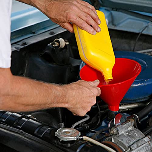 Funnels for Automotive Use,Plastic Small Funnel for Oil Change,Flexible Funnel with Long Hose for Gas,Fuel,Gasoline,Water,Fluid,Liquid Transmission