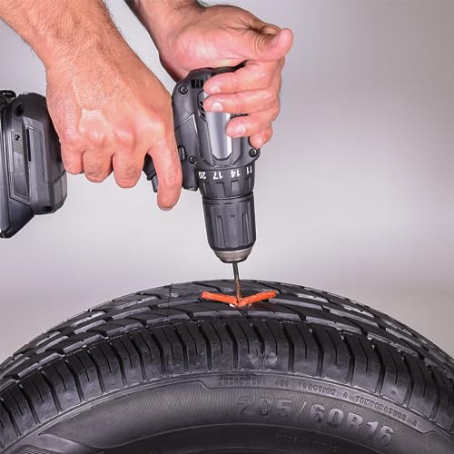 Slime 20501 Tire Plug Drill Bit Kit, All Drills Compatable, Easiest Tire Plug Option, (2-Piece Set) - size: 2-Pieces, style: Plug Drill Bit Kit