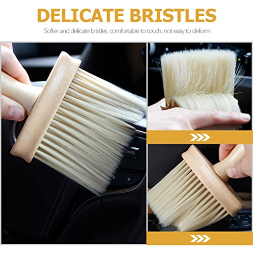 FAVOMOTO 2pcs Car Air Vent Cleaner Brush Ergonomic Interior Detailing Tool Soft Bristles for Efficient Car Cleaning Compact Design for Easy Storage and Use